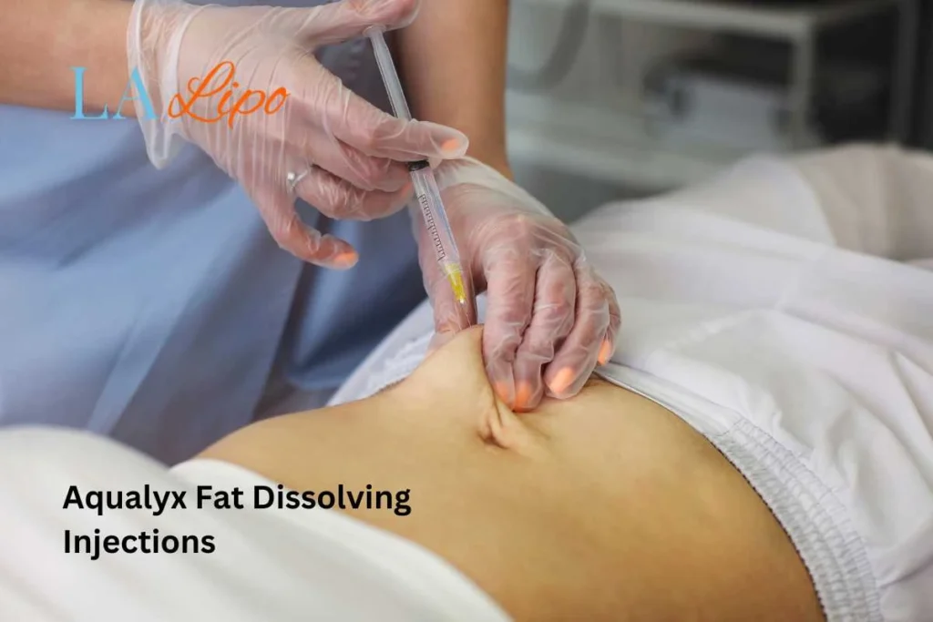 woman having fat dissolving injections Runcorn in the stomach