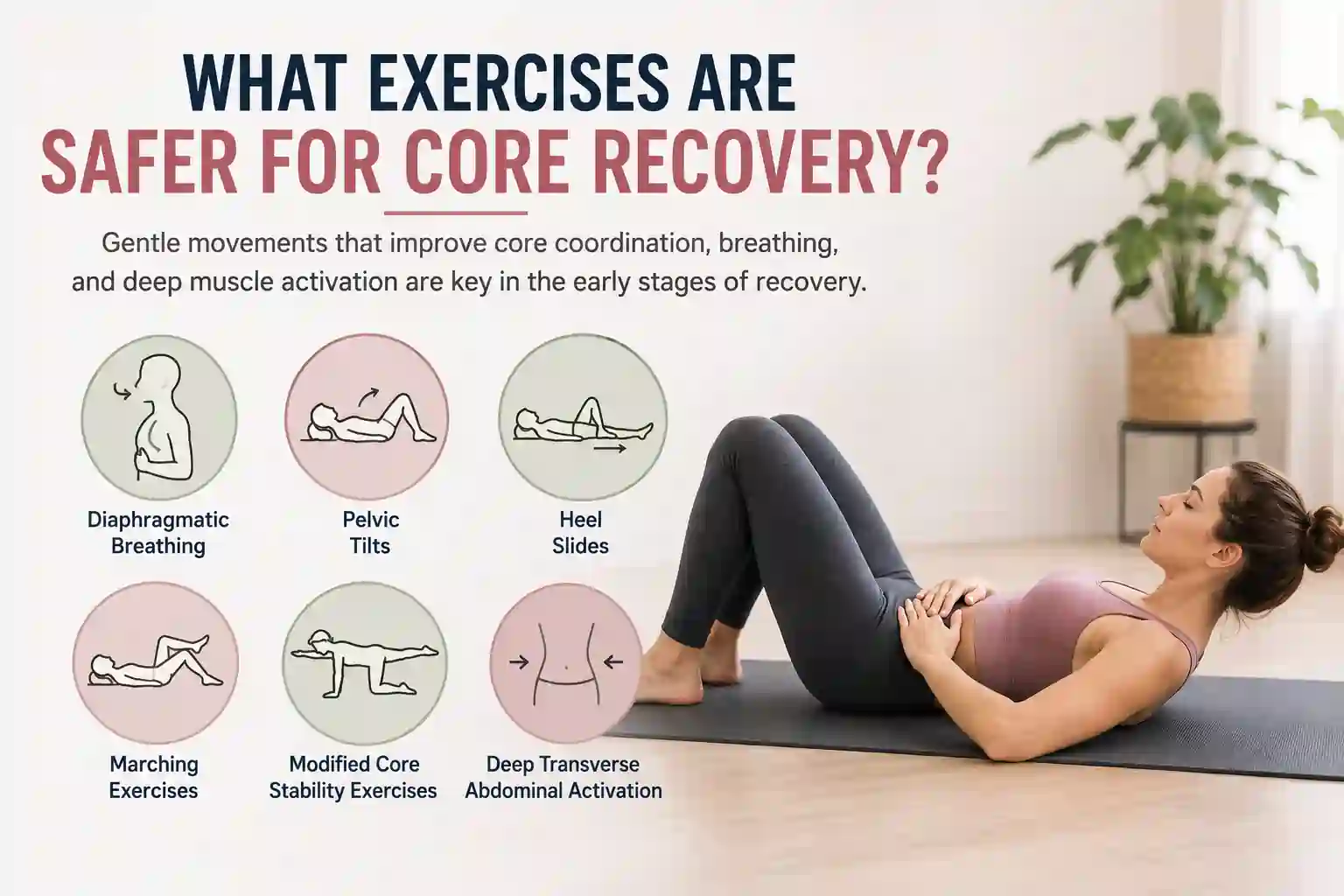 Which exercises may help diastasis recti Runcorn?